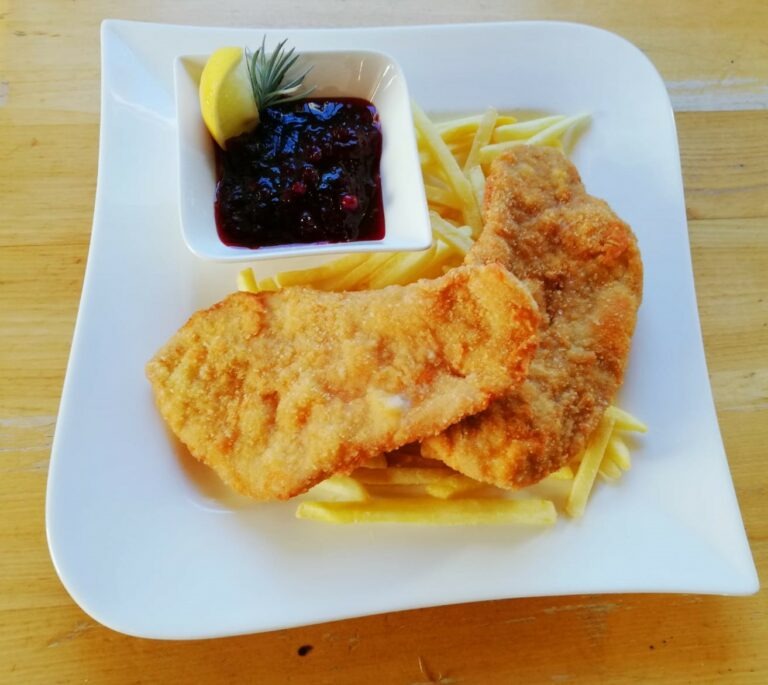 Schnitzl Rosskopfhuette sehr lecker